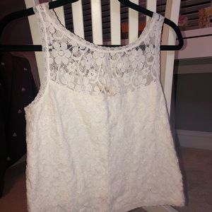 Lace tank top